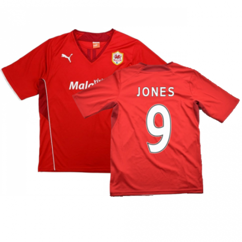 Cardiff 2013-14 Home Shirt ((Very Good) L) (JONES 9)