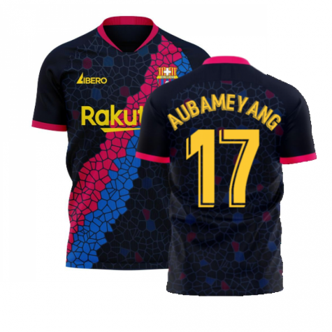 Barcelona 2020-2021 Away Concept Football Kit (Libero) (AUBAMEYANG 17)