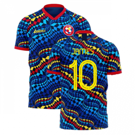 Colombia 2024-2025 Fourth Concept Football Kit (Libero) (JAMES 10)