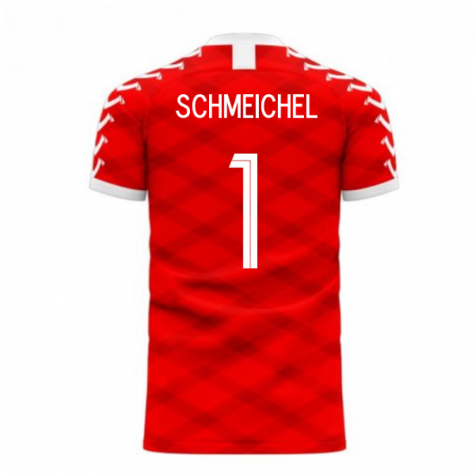 Denmark 2024-2025 Home Concept Football Kit (Viper) (SCHMEICHEL 1)