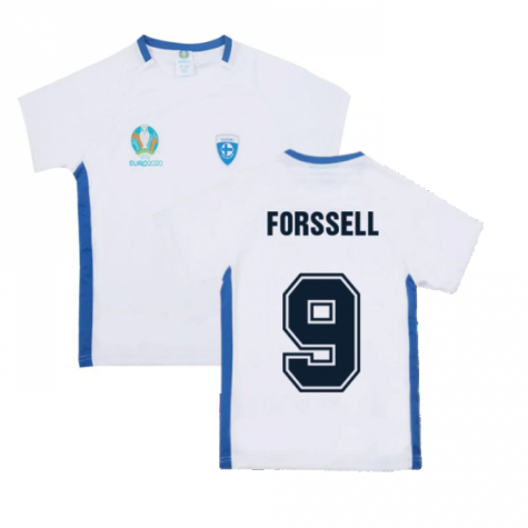 Finland 2021 Polyester T-Shirt (White) - Kids (FORSSELL 9)