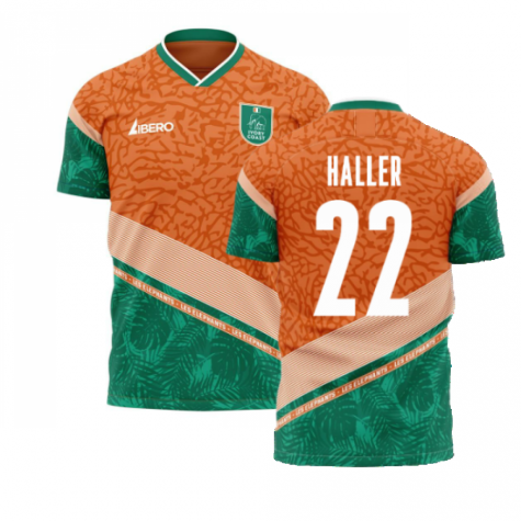 Ivory Coast 2021-2022 Away Concept Football Kit (Libero) (HALLER 22)