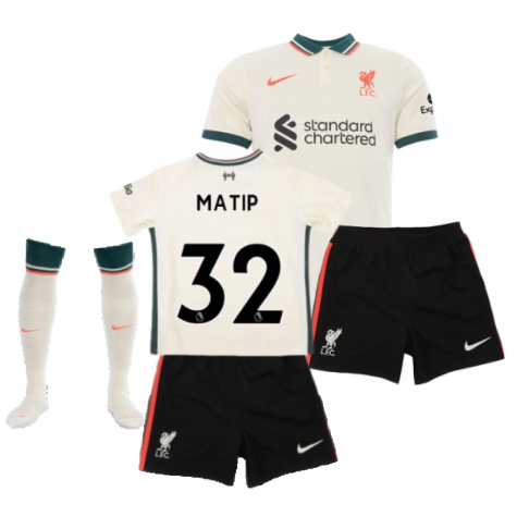 Liverpool 2021-2022 Away Little Boys Mini Kit (MATIP 32)