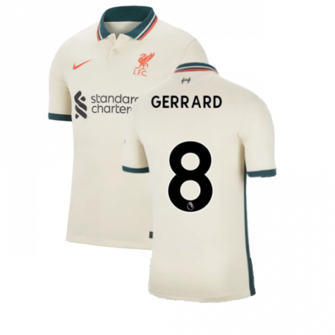 Liverpool 2021-2022 Away Shirt (Kids) (GERRARD 8)