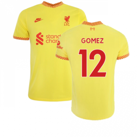 Liverpool 2021-2022 Vapor 3rd Shirt (GOMEZ 12)