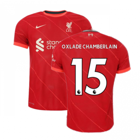 Liverpool 2021-2022 Vapor Home Shirt (Kids) (CHAMBERLAIN 15)