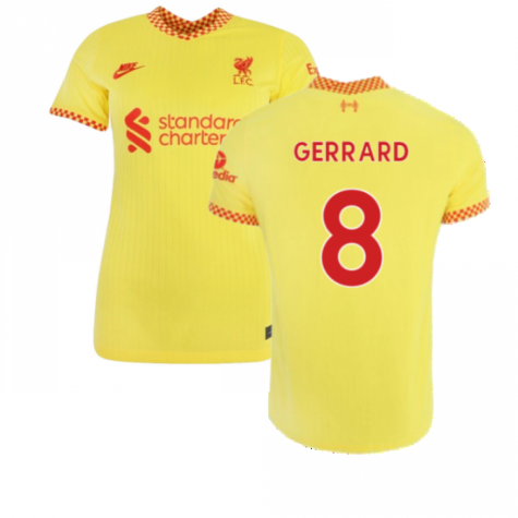Liverpool 2021-2022 Womens 3rd Shirt (GERRARD 8)
