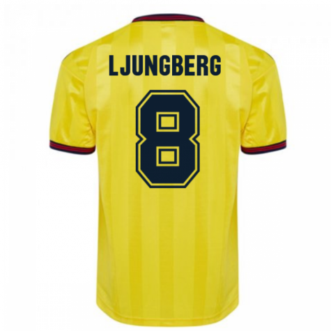 Score Draw Arsenal 1985 Centenary Away Shirt (LJUNGBERG 8)