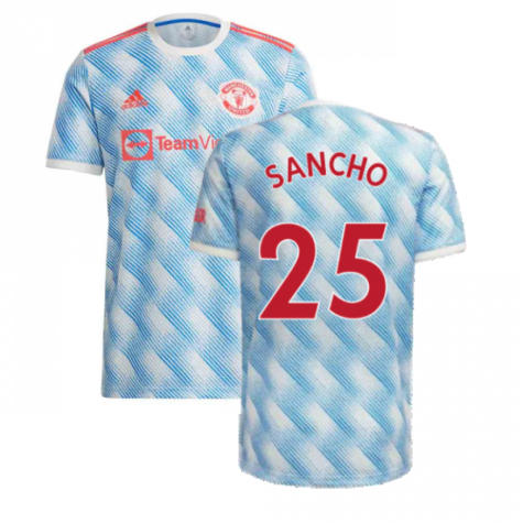 Man Utd 2021-2022 Away Shirt (Kids) (SANCHO 25)