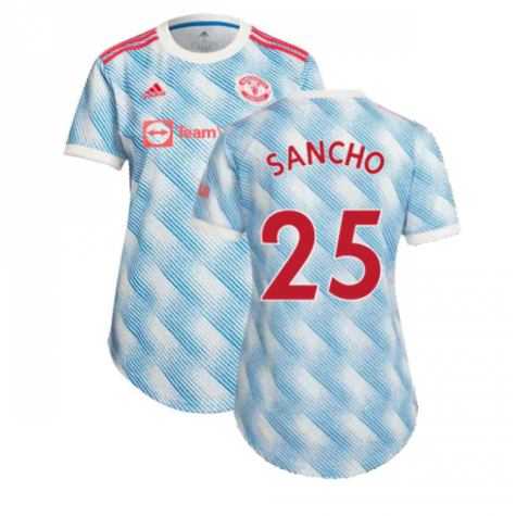 Man Utd 2021-2022 Away Shirt (Ladies) (SANCHO 25)