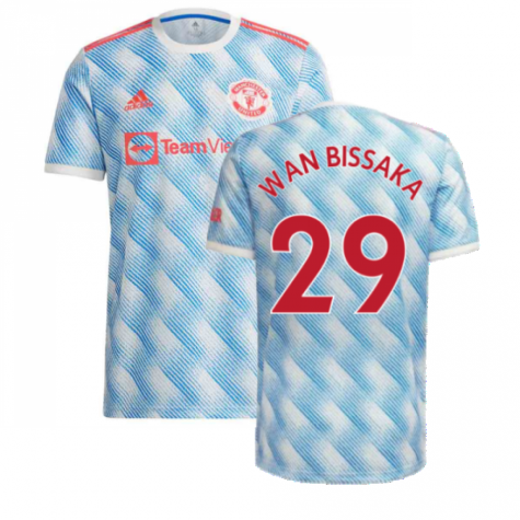 Man Utd 2021-2022 Away Shirt (WAN BISSAKA 29)