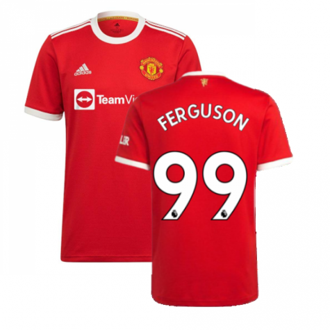 Man Utd 2021-2022 Home Shirt (FERGUSON 99)