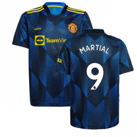 Man Utd 2021-2022 Third Shirt (Kids) (MARTIAL 9)