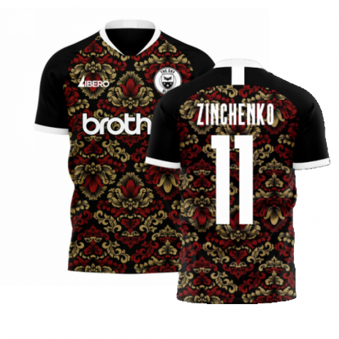 Manchester Blues 2020-2021 Away Concept Football Kit (Libero) (ZINCHENKO 11)