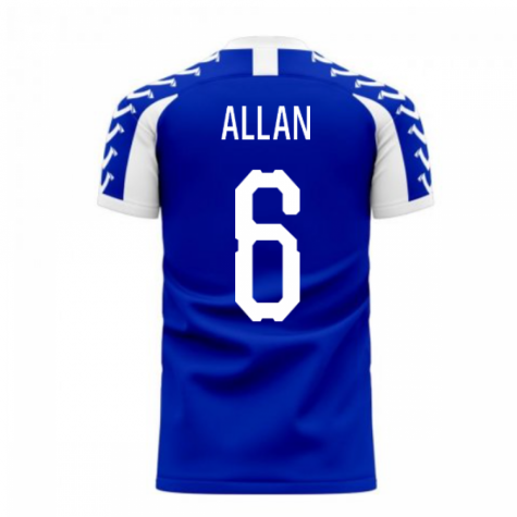 Merseyside 2024-2025 Home Concept Football Kit (Viper) (Allan 6)