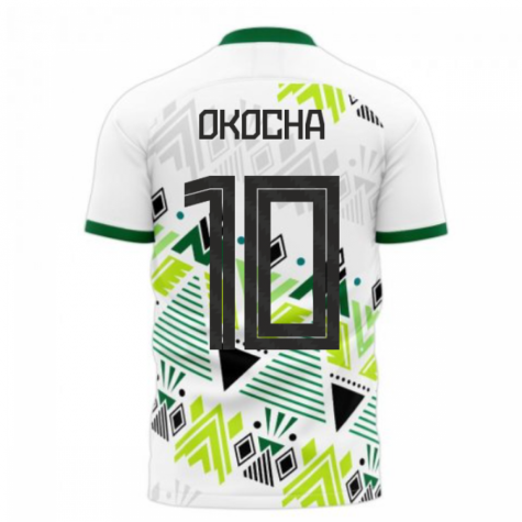 Nigeria 2024-2025 Away Concept Football Kit (Libero) (OKOCHA 10)