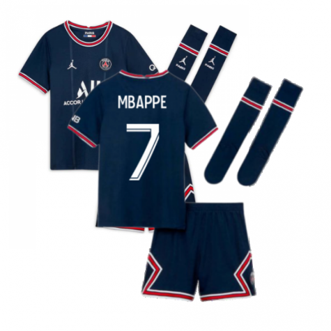 Men's Jordan Brand Kylian Mbappé White Paris Saint-Germain 2021/22 Fourth  Replica Jersey