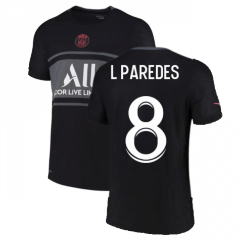 PSG 2021-2022 Vapor 3rd Shirt (L PAREDES 8)