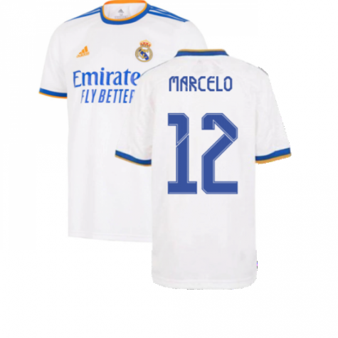 Real Madrid 2021-2022 Home Shirt (Kids) (MARCELO 12)