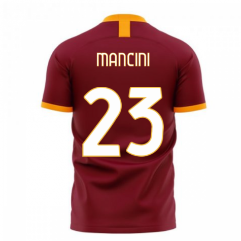 Roma 2024-2025 Home Concept Football Kit (Libero) (MANCINI 23)