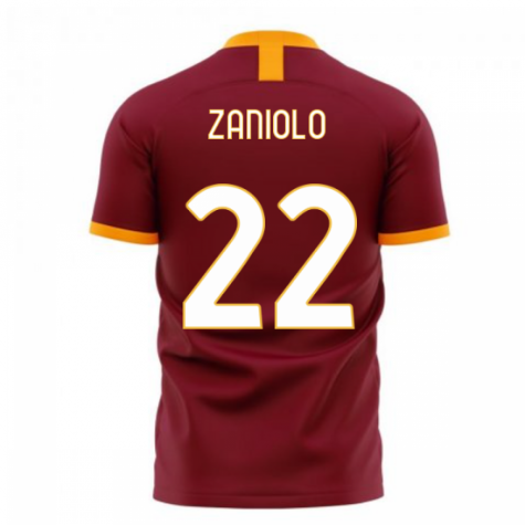 Roma 2024-2025 Home Concept Football Kit (Libero) (ZANIOLO 22)