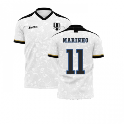 Santos 2024-2025 Home Concept Football Kit (Libero) (MARINHO 11) - Adult Long Sleeve