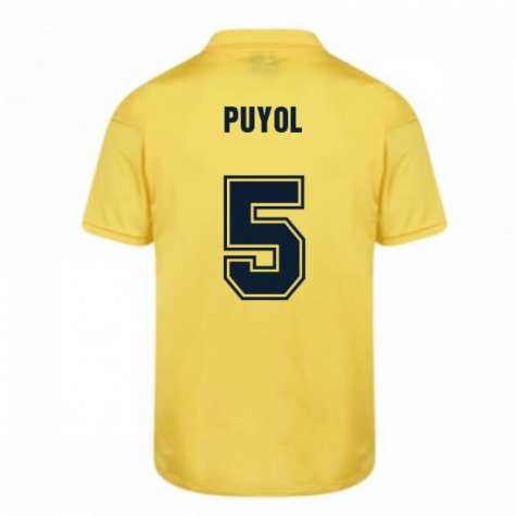 Score Draw Barcelona 1982 Away Shirt (PUYOL 5)