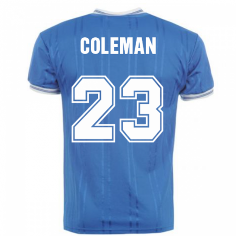 Score Draw Everton 1984 Home Shirt (COLEMAN 23)