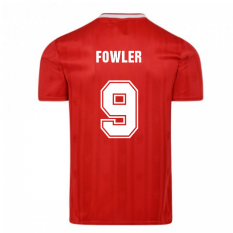 Score Draw Liverpool FC 1989 Retro Football Shirt (FOWLER 9)