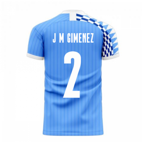 Uruguay 2024-2025 Home Concept Football Kit (Libero) (J M GIMENEZ 2)
