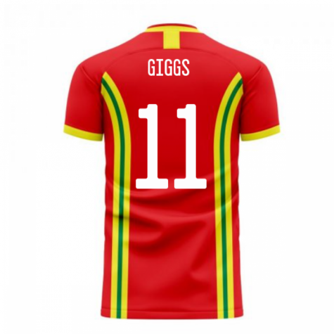 Wales 2024-2025 Home Concept Football Kit (Libero) (GIGGS 11)