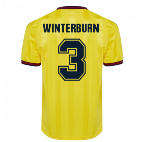 Score Draw Arsenal 1985 Centenary Away Shirt (WINTERBURN 3)