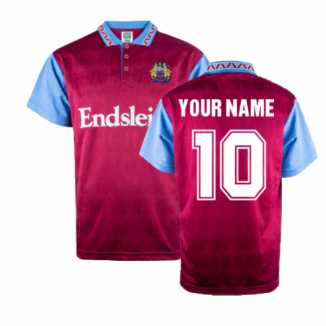 Burnley 1994 Retro Home Shirt (Your Name)