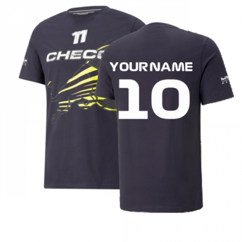 2022 Red Bull Checo Sergio Perez Logo Tee (Night Sky) (Your Name)