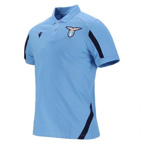 21 22 Lazio Poly Cotton Polo Shirt Blue 57 56 Teamzo Com