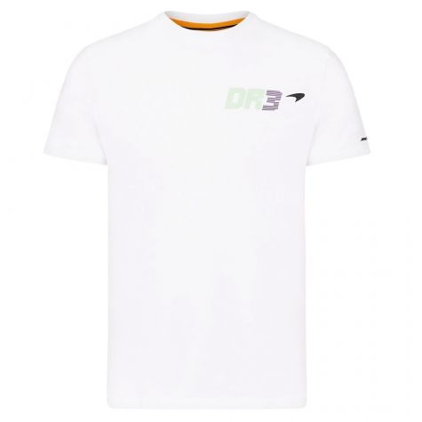 McLaren Daniel Ricciardo DR3 Silverstone Tee (White)