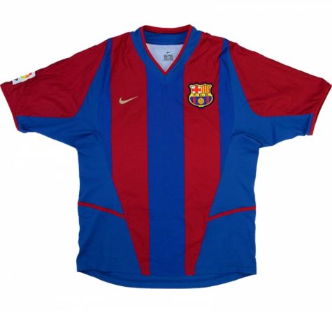 Barcelona 2002-03 Home Shirt ((Very Good) XXL) ((Very Good) XXL)