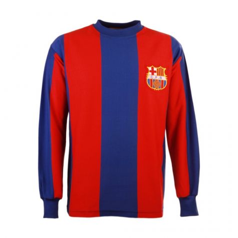 Barcelona 1960s Retro Football Shirt