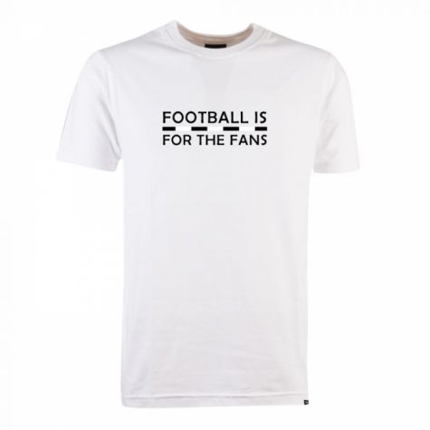 Black/White Football is for the Fans - White T-Shirt