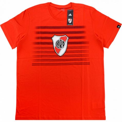 2016-2017 River Plate Adidas Graphic Tee (Red)