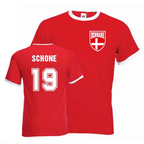 Lasse Schone Denmark Ringer Tee (red)