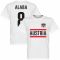 Austria Alaba 8 Team T-Shirt - White