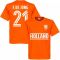 Holland F. De Jong Team T-Shirt - Orange