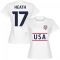 USA Heath 17 Team Womens T-Shirt - White