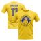 Henrik Larsson Sweden Illustration T-Shirt (Yellow)