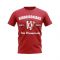 Airdrieonians Established Football T-Shirt (Red)