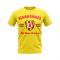 Albion Rovers Established Football T-Shirt (Yellow)