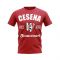 Cesena Established Football T-Shirt (Red)