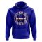 Cape Verde Football Badge Hoodie (Royal)