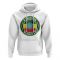 Ethiopia Football Badge Hoodie (White)